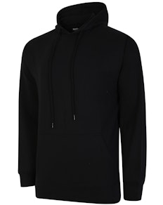 Bigdude Relaxed Fit Leichter Hoody Schwarz